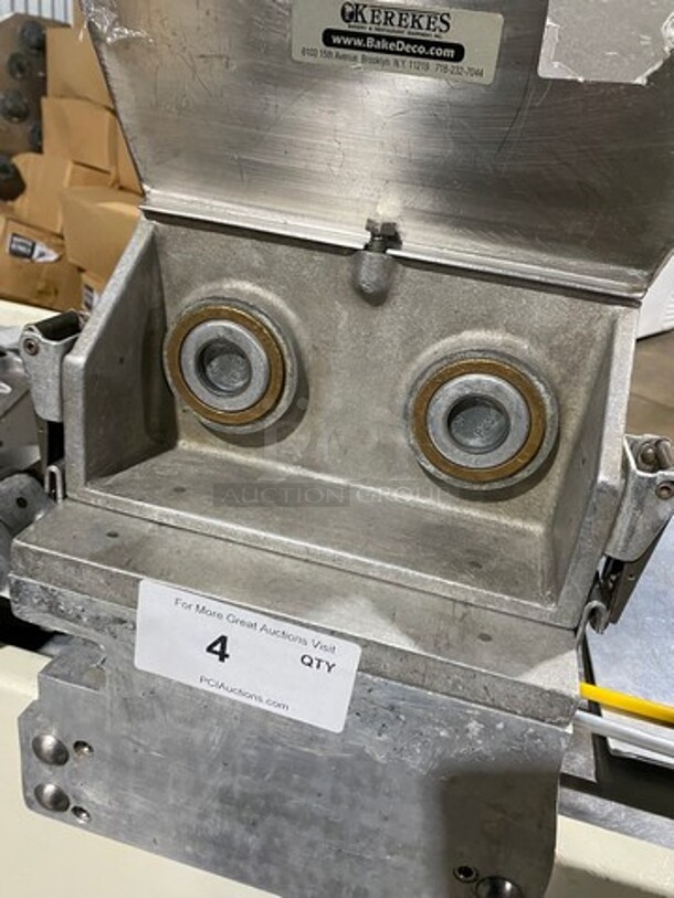 WOW! Champion Commercial Electric Powered Cookie Depositor! With 3 X Dye's! On Casters! WORKING WHEN REMOVED! Model: 65SETL SN: 01020 115V 60HZ 1 Phase - Image 8 of 12