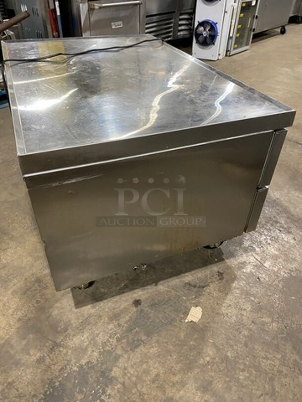 Avantco Commercial Refrigerated 2 Drawer Chef Base! All Stainless Steel! On Casters! Model: 178CBE48HC SN: 194558243 115V - Image 4 of 8