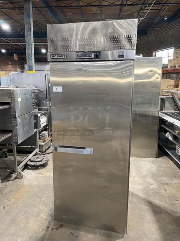 WOW! NEW! Hobart Commercial Electric Powered Single Door Roll In Rack Proofer/ Warmer Holder/ Hot Food Storage! Solid Stainless Steel! Model: QESADHL SN: 321068378 120/208V 60HZ 1 Phase