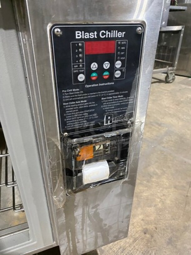 Randell Commercial Single Door Blast Chiller/ Shock Freezer! All Stainless Steel! Model: BC10 120/240V 60HZ 1 Phase - Image 6 of 10