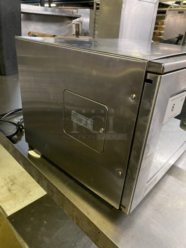 Sharp Commercial Countertop Microwave Oven! All Stainless Steel! Model: R22JT SN: 01377 120V 60HZ 1 Phase - Image 2 of 8