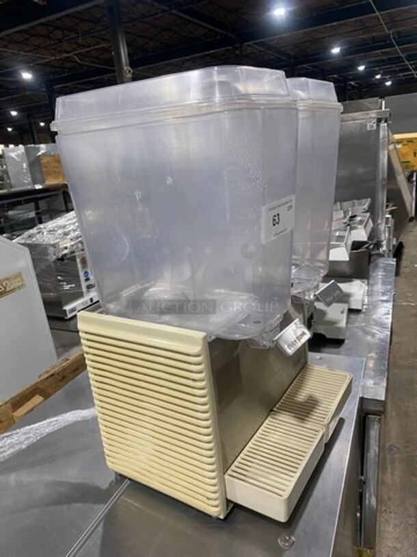 Crathco 2 Head Counter Top Refrigerated Juice Dispenser! Model D25-4 Serial T209331! 115V 1 Phase! - Image 2 of 7