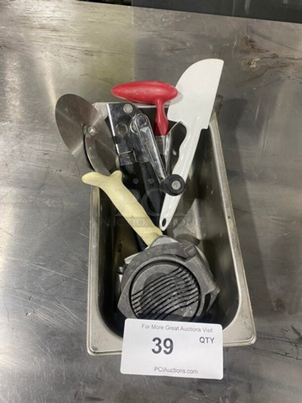 ALL ONE MONEY! MISCELLANEOUS! Includes Pizza Cutter, Handheld Can Opener And More! - Image 1 of 5