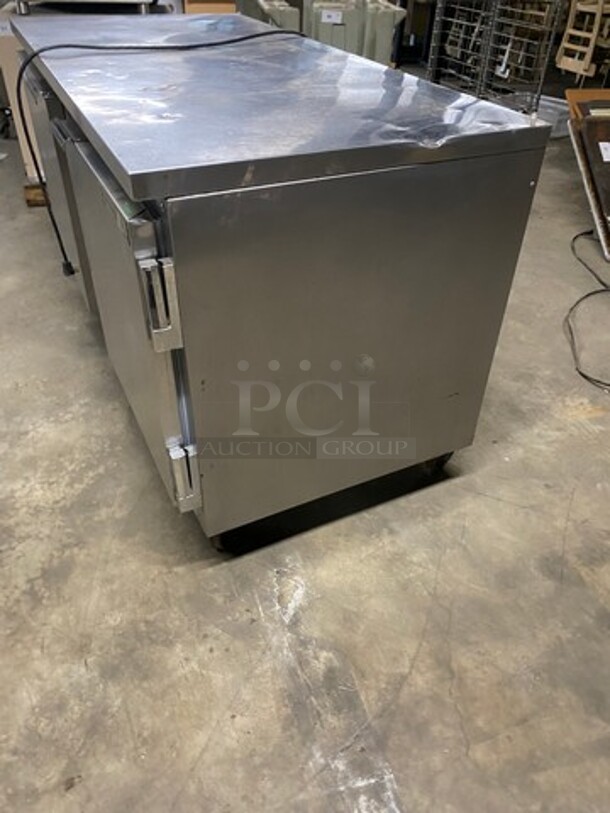 Beverage Air Commercial 2 Door Lowboy/Worktop Cooler! All Stainless Steel! On Casters! Model: WTR60A SN: 8006319 115V 60HZ 1 Phase - Image 3 of 8