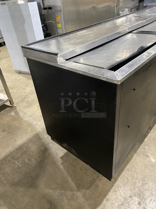 True Commercial Bar Back Bottle Cooler! With 3 Sliding Top Doors! MODEL:TD-95-38 Serial 6559560! 115 Volts 1 Phase! - Image 4 of 8