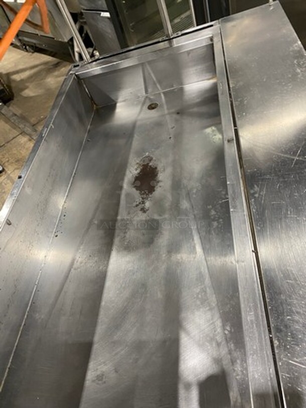 Eagle Commercial Electric Powered Steam Table! With 2 Over Head Shelves! All Stainless Steel! On Legs! - Image 5 of 10