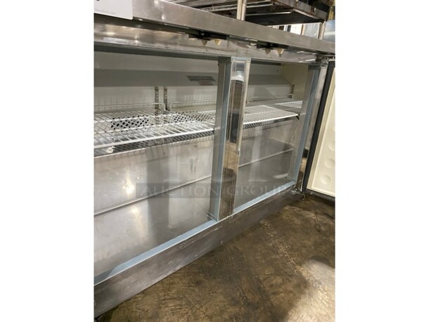IKON Stainless Steel Commercial 3 Door Undercounter Freezer! On Commercial Casters! MODEL: KUC72F SN: KUC72F 9024462 115V 1 PH! Electric Powered! On Casters! - Image 6 of 8
