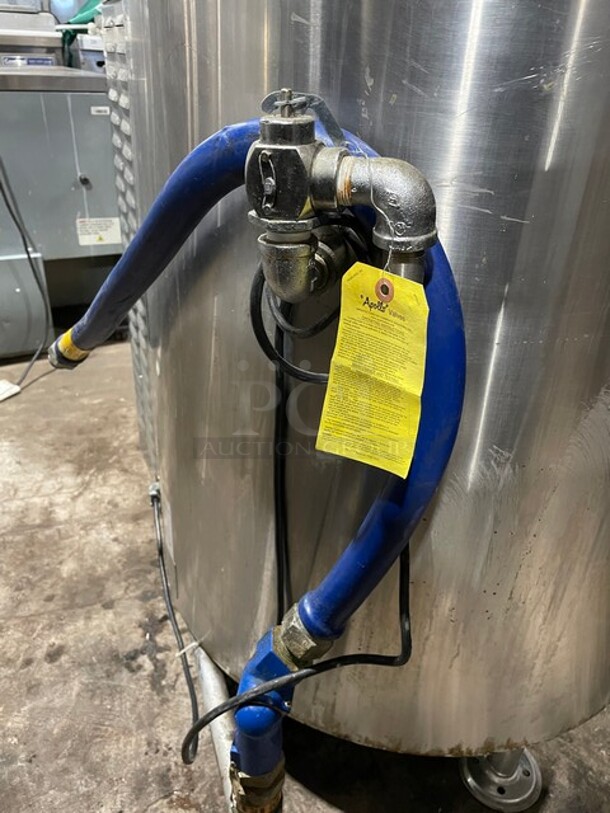 WOW! Market Forge Commercial Natural Gas Powered Jacket Self Contained Soup/Steam Kettle! All Stainless Steel! On Legs! 120V 1 Phase! Model: F-30GL-5 SN: 042816M5102-1365! - Image 9 of 12