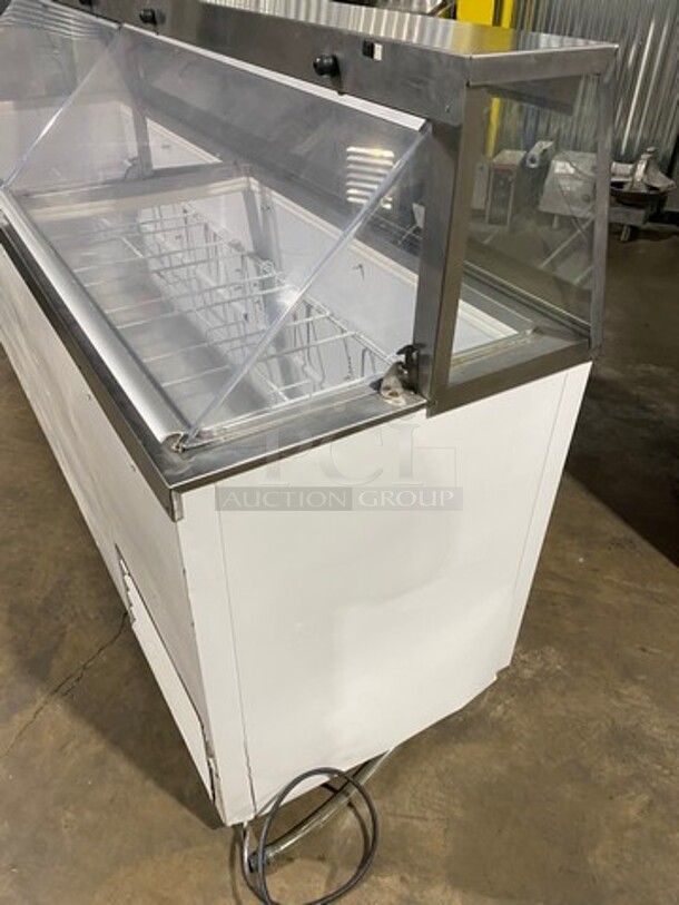 True Commercial Ice Cream Dipping Cabinet Merchandiser! With Sneeze Guard! With Flip Access Doors! Model: TDC87 SN: 8866415 115V 60HZ 1 Phase - Image 4 of 7
