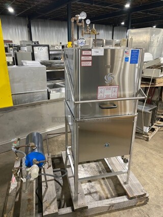 NEW! Out Of The Box! Insinger ENERGY STAR Stainless Steel Commercial Straight Pass-Through Dishwasher w/ Tank! MODEL 50-20N2 440V 3Ph