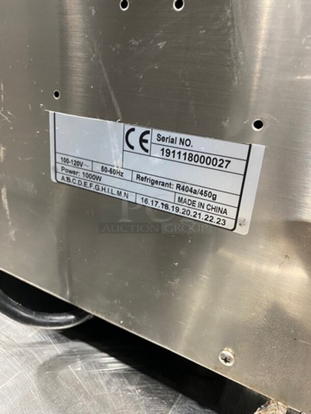 Commercial Countertop 2 Flavor Slushie/ Frozen Beverage Dispenser! Stainless Steel Body!  - Image 5 of 9