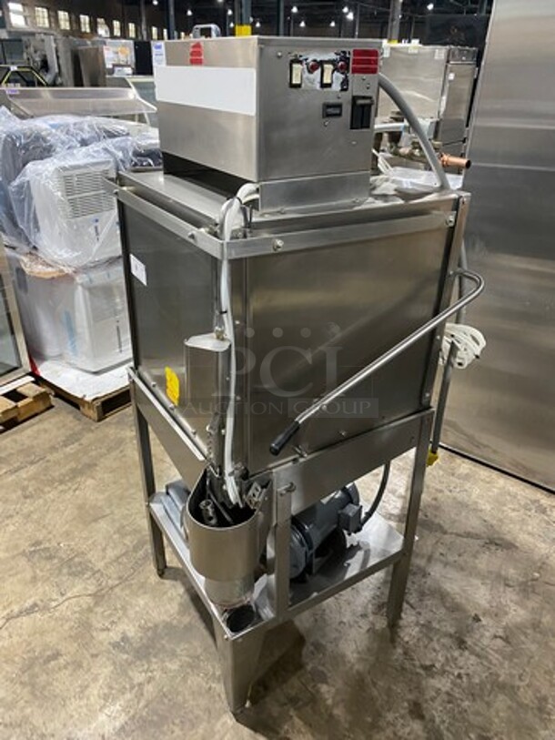 Ecolab Commercial Pass-Through Dishwasher Machine! All Stainless Steel! On Legs! - Image 4 of 8