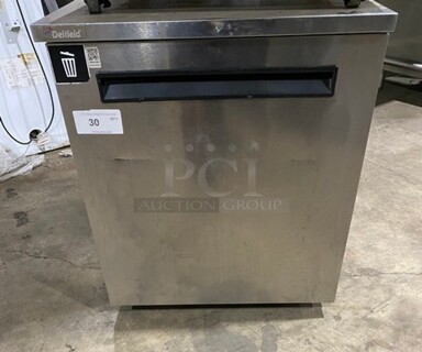 Delfield Commercial Single Door Lowboy/Worktop Cooler! All Stainless Steel! MODEL 406-STAR2 SN:1507152000945 115V 