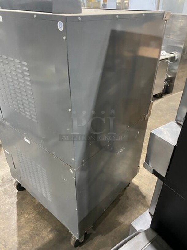 Vulcan Commercial Electric Powered Double Deck Convection Oven! With View Through Door! Metal Oven Racks! All Stainless Steel! On Casters! 2x Your Bid Makes One Unit! - Image 4 of 9