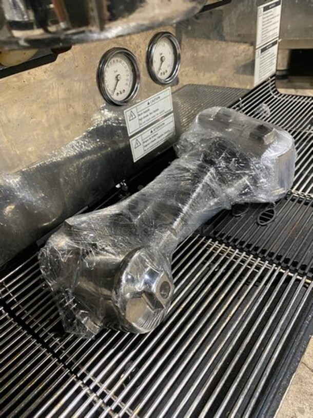 WOW! Dunkin Donuts Edition! Schaerer Commercial Countertop 2 Group Espresso Machine! With Steam Lines! Stainless Steel! On Small Legs! - Image 8 of 11