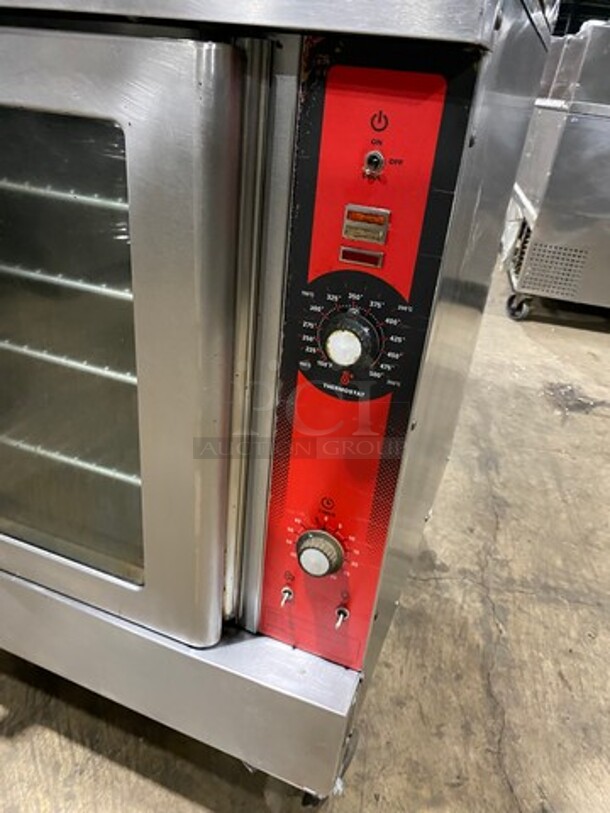 Vulcan Commercial Natural Gas Powered Double Deck Convection Oven! With View Through Doors! Metal Oven Racks! All Stainless Steel! On Casters! 2x Your Bid Makes One Unit! Model: VC4GD167 SN: 48159620 - Image 8 of 10