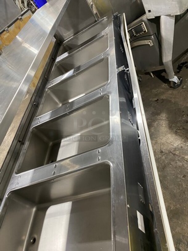 Eagle Commercial Electric Powered 5 Well Steam Table! With Storage Space Underneath! All Stainless Steel! On Casters! Model: YSPHT5 SN: 2008990224 208V 60HZ 1 Phase - Image 5 of 9