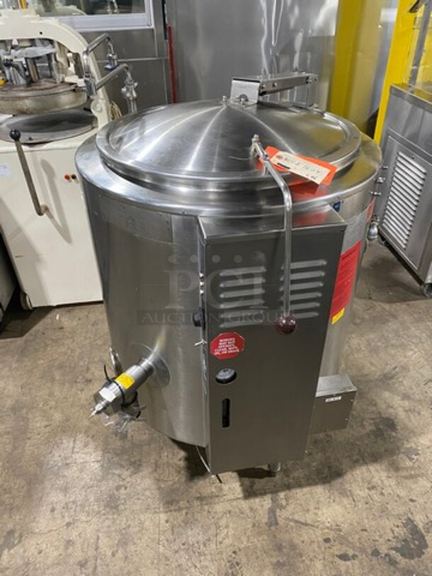 Groen Commercial Natural Gas Powered Soup Kettle! All Stainless Steel! On Legs! - Image 2 of 10