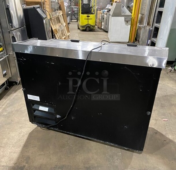 Fogel Stainless Steel Commercial Back Bar Bottle Cooler w/ 2 Sliding Lids! MODEL BC50DBST SN:2003100019 115V 1PH - Image 3 of 9