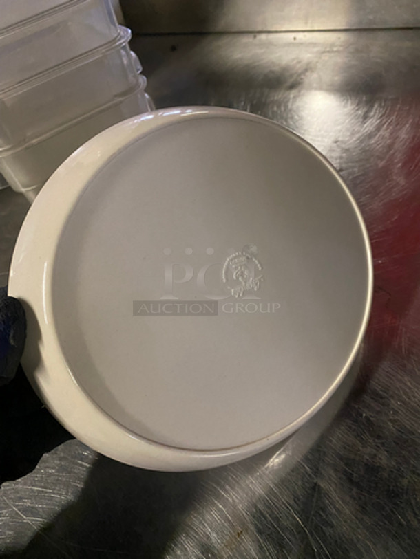 ALL ONE MONEY! Bugambilia White Platter Plates! - Image 4 of 5
