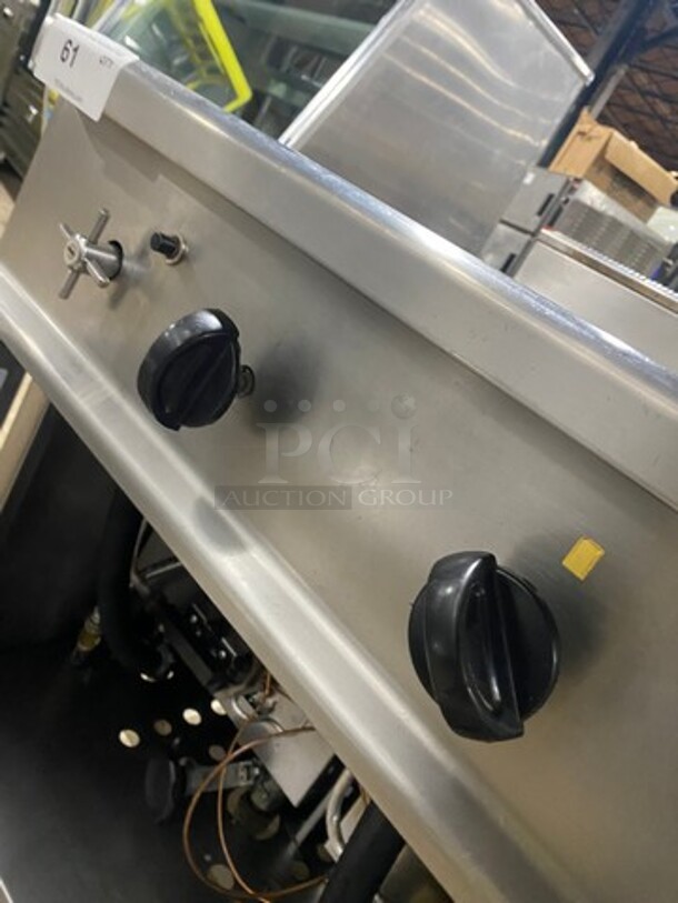 2012 Axis Commercial Natural Gas Powered 2 Bay Pasta Cooker! All Stainless Steel! On Casters! Model: AXDPG SN: GMF059 - Image 10 of 10