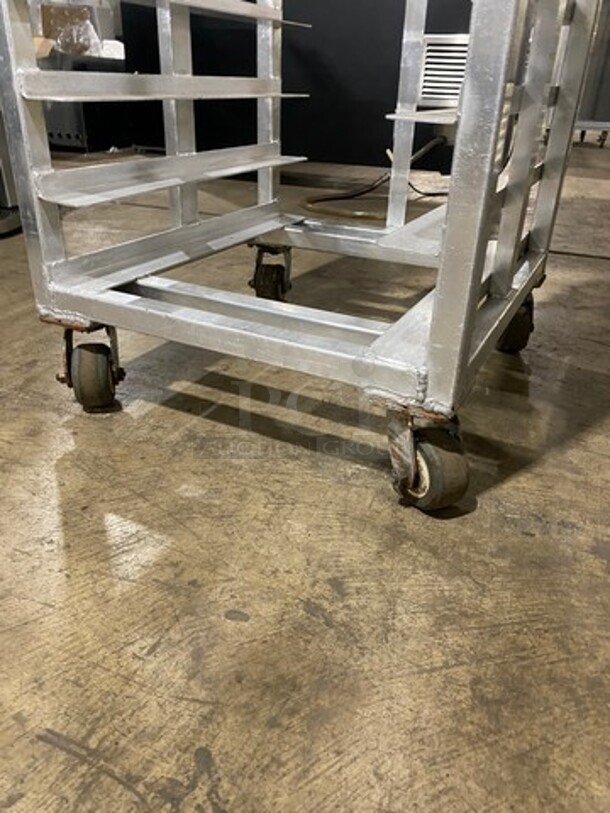 Metal Commercial Pan Transport Rack! On Casters! - Image 5 of 6