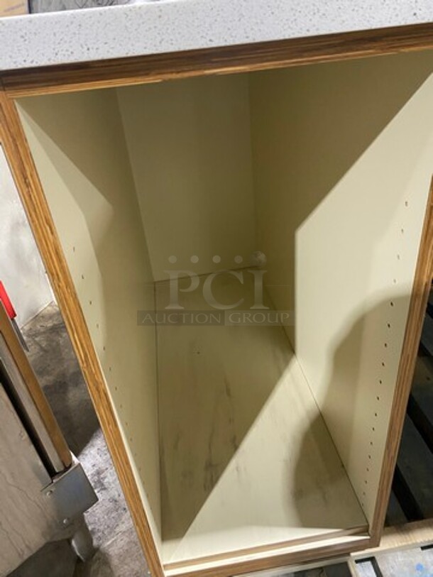 Nice! Well Built! Custom Made Front Counter! With Corian Top! - Image 5 of 7