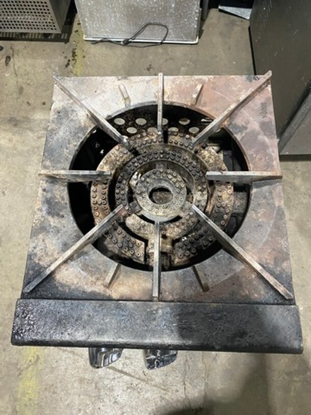 LATE MODEL! 2022 Cook Rite Commercial Countertop Gas Powered Single Burner Stock Pot Range! Stainless Steel! On Small Legs!  - Image 5 of 9