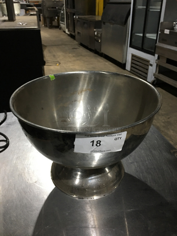Round Stainless-Steel Bowl! Good For Fruit/Chips/ Candy Or To Display! - Image 4 of 4