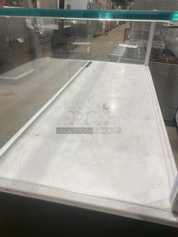 Nice! Structural Concepts Starbucks Style Refrigerated Open Grab-N-Go Display Case With Glass Enclosed Merchandiser Showcase On Top! Model SBZ665DR! 220V 1 Phase! - Image 5 of 8