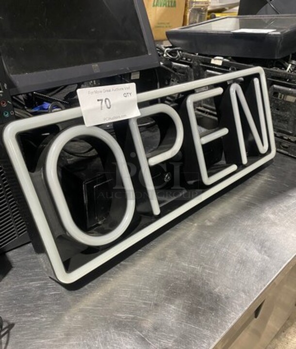 New In The Box! Mysti Glo Neon Open Sign!  - Image 1 of 5
