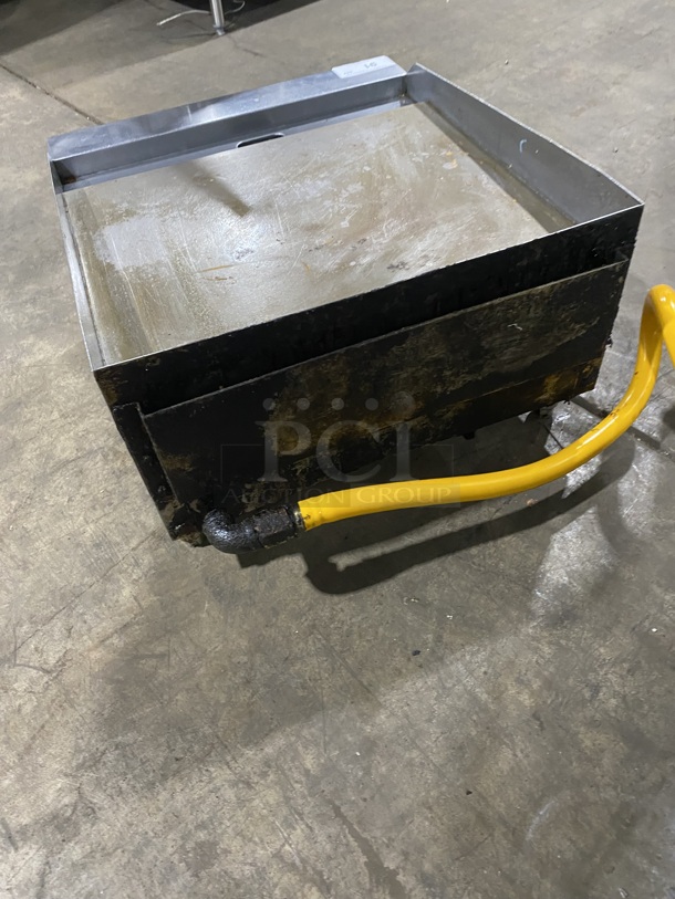 NICE! COOK RITE Stainless Steel Commercial Countertop Natural Gas Powered 24 Inch Flat Top Griddle! On Legs! Working When Removed!  - Image 4 of 7