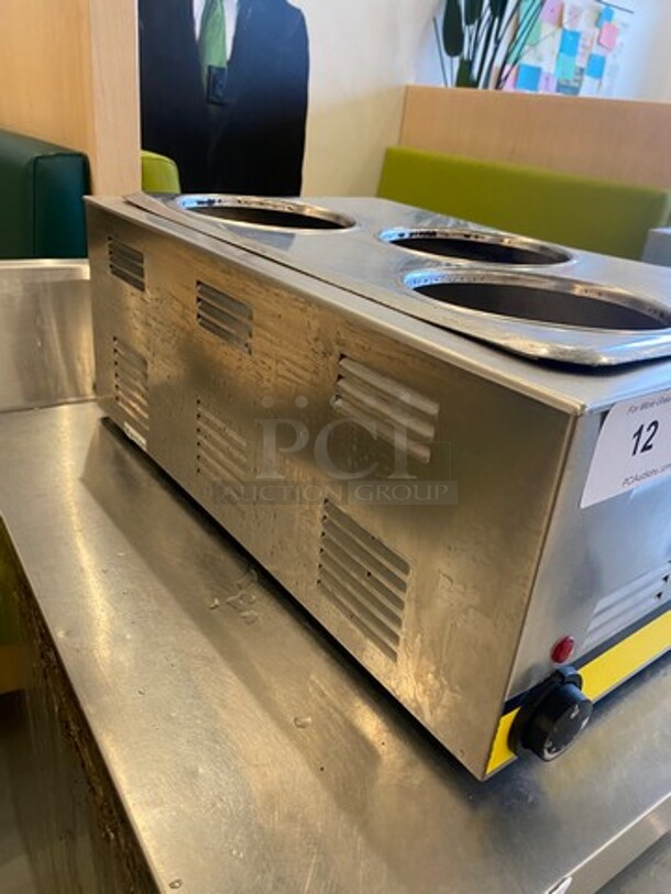 LATE MODEL! 2021 Qualite Commercial Countertop Food Warmer! All Stainless Steel! WORKING WHEN REMOVED! Model: RDFW1200NP 120V - Image 2 of 9
