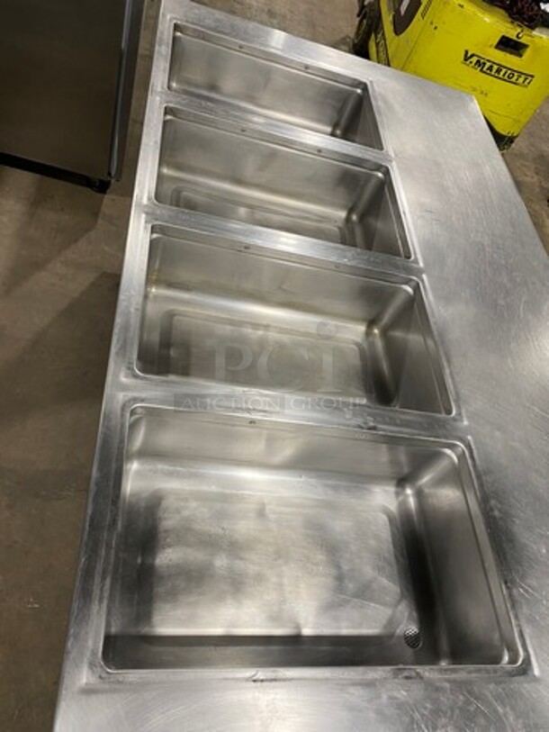 Delfield Commercial Electric Powered 4 Well Steam Table! With Storage Space Underneath! All Stainless Steel! On Casters! Model: F14EI460 SN: 1010150000316 208/230V 60HZ 1 Phase - Image 5 of 9