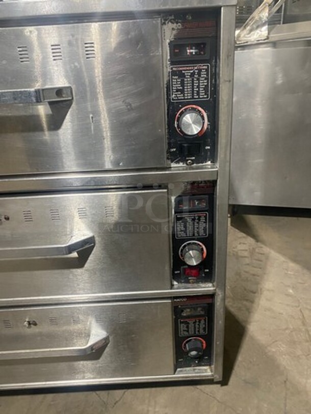 Hatco Commercial Countertop Electric Powered 3 Drawer Warmer! Solid Stainless Steel! - Image 6 of 9