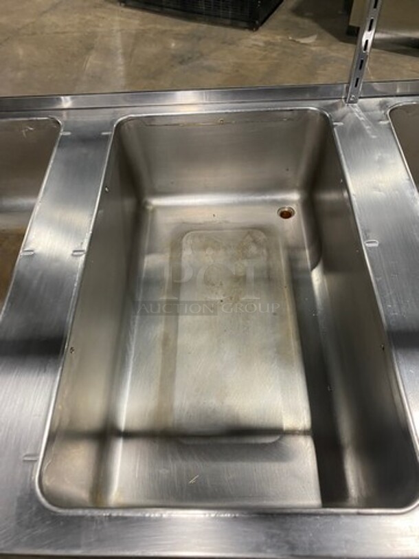 SUPREME METAL All Stainless Steel 4 Bay Electric Powered Steam Table! With Underneath Storage Shelf! With Sneeze Guard! On Casters!  - Image 6 of 9