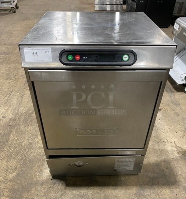 Hobart Commercial Under The Counter Heavy Duty Dishwasher! All Stainless Steel! Model: LX30H 120/240V 60HZ 1 Phase! - Image 1 of 8