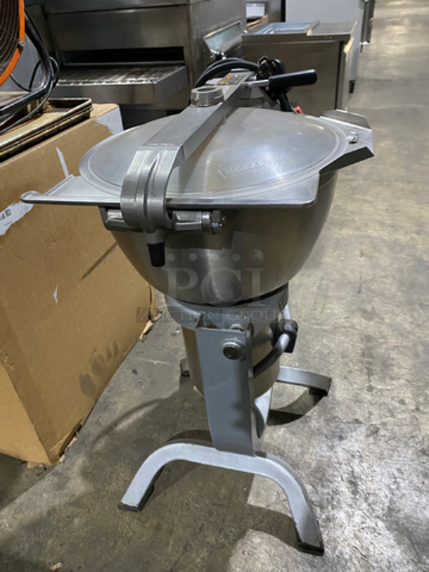 NICE! Hobart Commercial Vertical Cutter/Mixer/Mincer! All Stainless Steel! On Legs! Model: HCM450 SN: 311216113 200V 60HZ 3 Phase - Image 3 of 9
