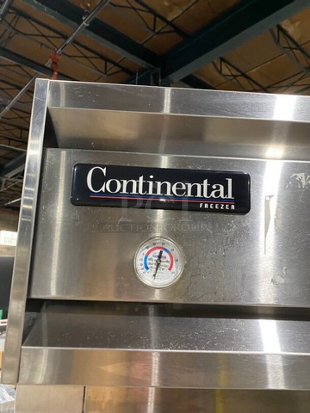 Continental Commercial Single Door Reach In Freezer! All Stainless Steel! On Casters! Model: 1FE SN: 14878381 115V 60HZ 1 Phase - Image 8 of 9