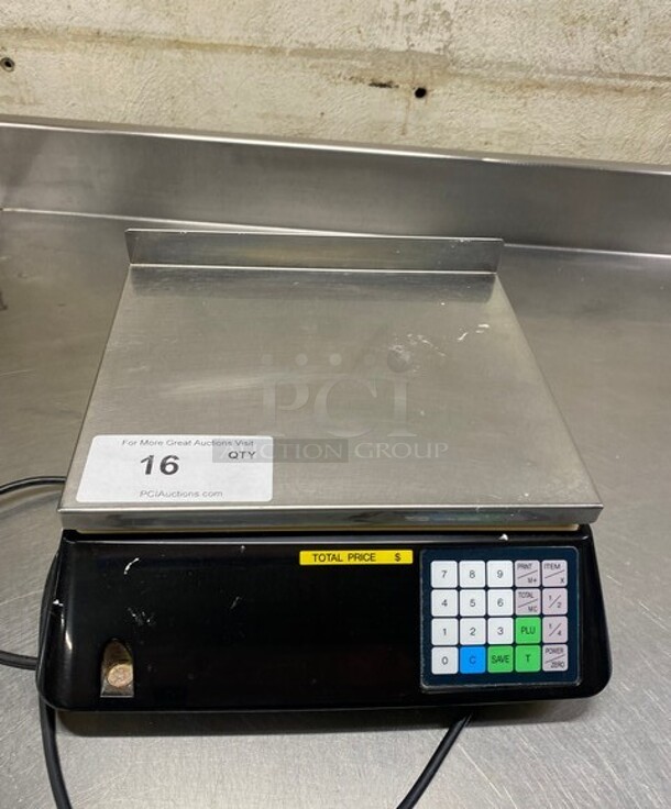 Toshiba Tec Commercial Digital Electronic Scale! MODEL SL2200 120V - Image 1 of 7
