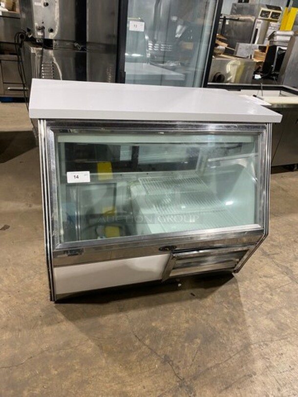 Marc Commercial Refrigerated Deli/Bakery Display Case! With Slanted Front Glass! With Sliding Glass Rear Access Doors! 115V 60HZ 1 Phase - Image 1 of 8