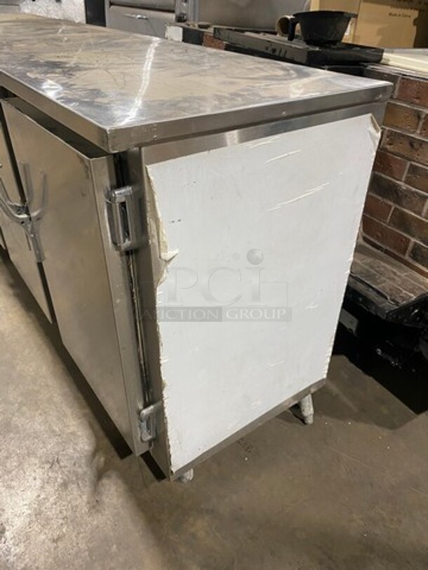 Commercial 4 Door Lowboy/ Work Top Cooler! All Stainless Steel! - Image 2 of 7