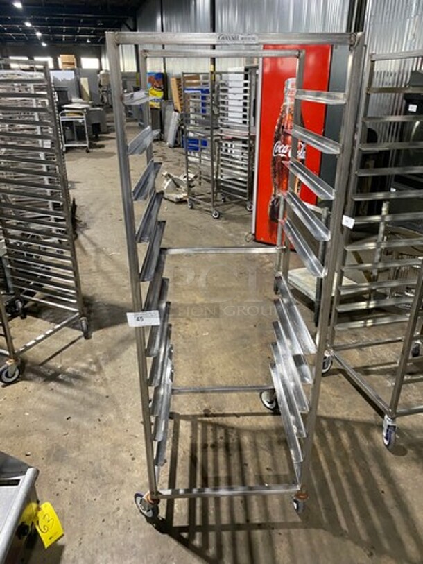 Channel Metal Commercial Pan Transport Rack! On Casters! - Image 1 of 5