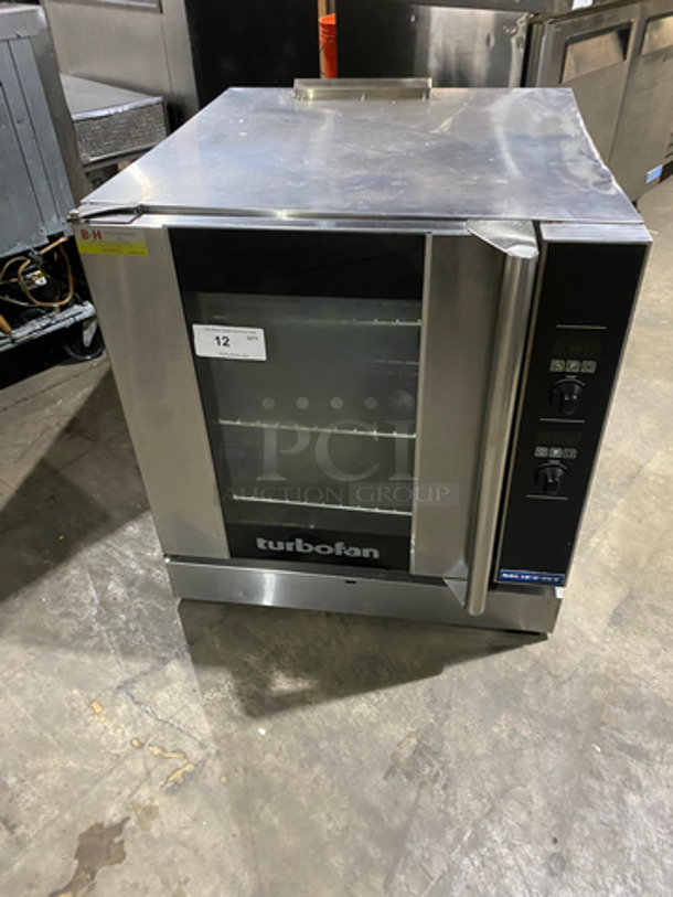 SWEET! Moffat Turbofan Commercial Natural Gas Powered Half Size Convection Oven! With View Through Door! With Metal Oven Racks! All Stainless Steel! - Image 1 of 9