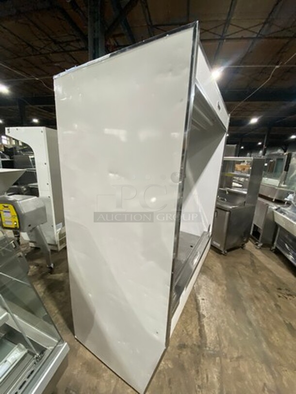 Custom Cool Commercial Refrigerated Open Grab-N-Go Display Case! With Shelves! All Stainless Steel! - Image 2 of 9