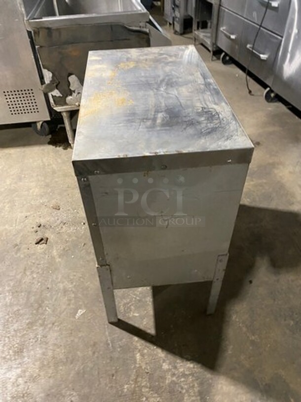 Commercial Electric Powered 2 Drawer Warmer! All Stainless Steel! On Legs! - Image 2 of 8