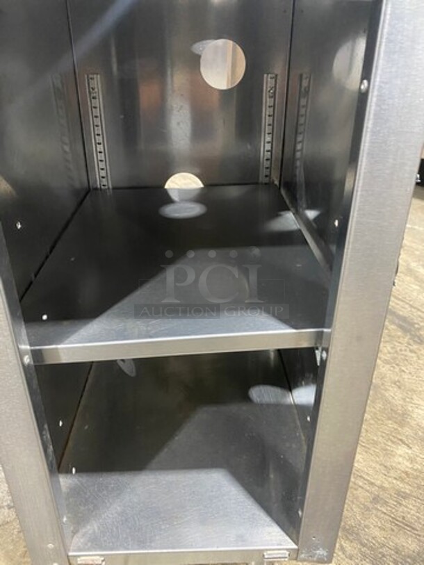 NEW! Perlick Under The Counter Drainboard! With Back Splash! All Stainless Steel! On Legs! - Image 2 of 8