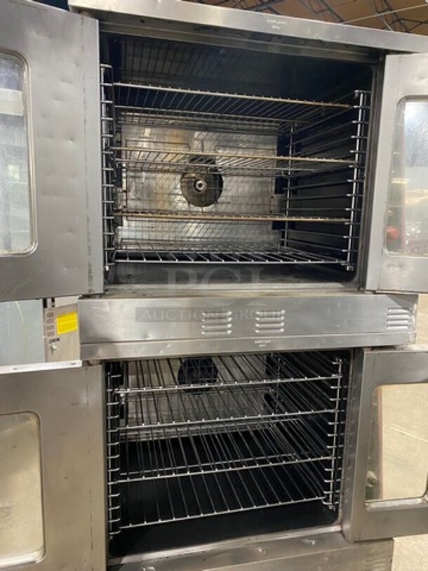 Garland Commercial Gas Powered Double Deck Convection Oven! With View Through Doors! Metal Oven Racks! All Stainless Steel! On Casters! 2x Your Bid Makes One Unit! - Image 5 of 9