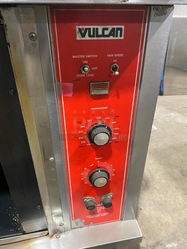 Vulcan Commercial Electric Powered Single Deck Half Sized Convection Oven! With View Through Door! All Stainless Steel! - Image 6 of 7