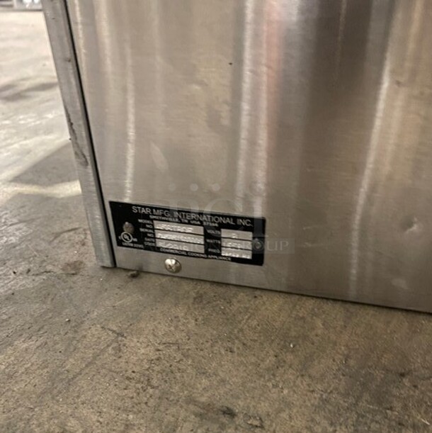 Star Stainless Steel Commercial Countertop Hot Dog Roller w/ Sneeze Guard and Bun Drawer! MODEL 45STBDE  120V 1PH - Image 9 of 10